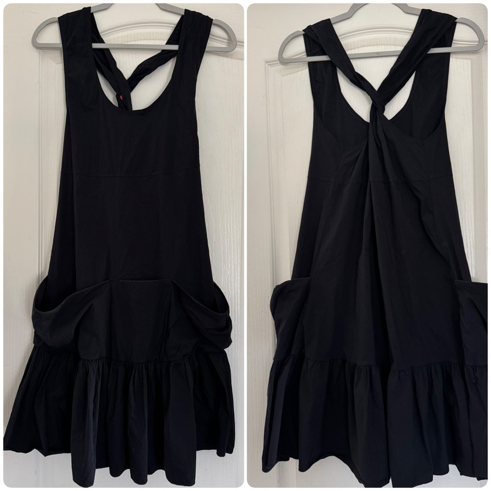 Sun Light Paris - Black Woven Sundress - Size T1 / S